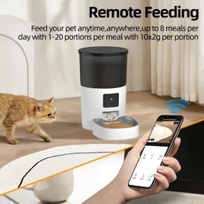 HappyPaws Store™ Smart Food Feeder with Camera for Cats and Dogs